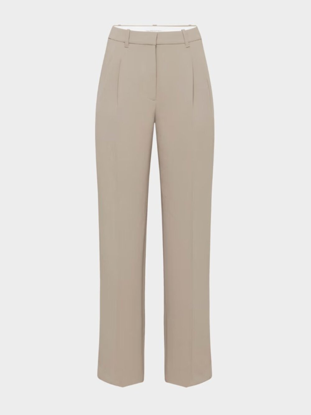 Aritzia Effortless Pants Crepette Taupe Size 8